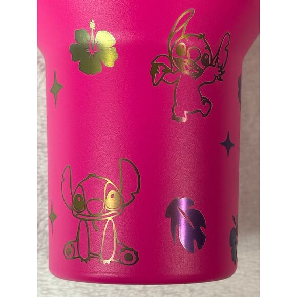 Custom Stanley Quencher H2.0 Tumbler 40oz/1.18L Pink Stitch Ohama Means Family - Picture 7 of 9
